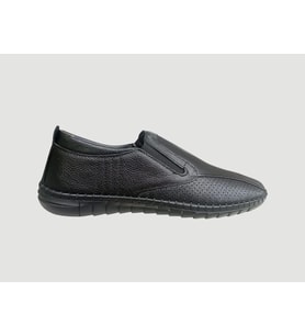 BİCANS B-69 ERKEK DERİ COMFORT AYAKKABI (Siyah)