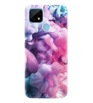 Realme C11 C21 C21Y C25Y C11 2021 Kılıf Desemli Silikon Pink Cloud 1305
