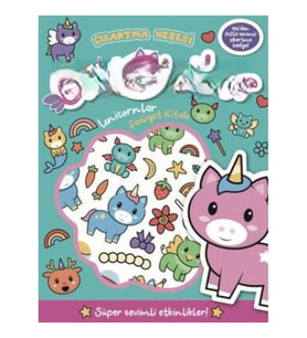 Çıkartma Neşesi Unicornlar Faaliyet Kitabı