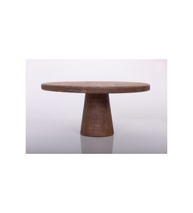 Doğal Ahşap Pasta Kek Standı , Ahşap Ayaklı Kek Standı,Sunumluk, Peynir Tabağı 28 Cm