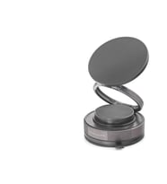 Magsafe Uyumlu Manyetik Vantuzlu 360° Döner Araç Içi Telefon Tutucu Metal - Siyah HDX8027