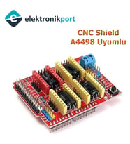 Arduino UNO CNC Shield V3 (A4498 Uyumlu)