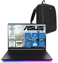 Asus Rog Strix Scar 18 G835LX-SA156 Intel Core Ultra 9 275HX Aı 128GB 4tb SSD 24GB/RTX5090 Gddr7 175W 18" 2.5k 2560 x 1600 240Hz 3ms 1200NITS Freedos Taşınabilir Bilgisayar WSA156F47128G + Zettaçanta
