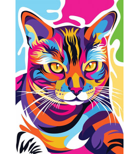 Nova 1000 Parça Renkli Kedi Puzzle