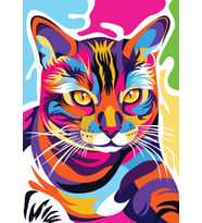 Nova 1000 Parça Renkli Kedi Puzzle