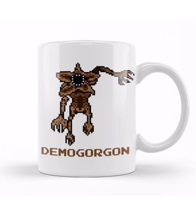Stranger Things Demogorgon Pixellated Kupa Bardak Porselen