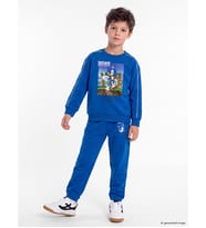 LCW Kids Mavi Sonic Baskılı Erkek Çocuk Eşofman Takımı