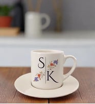 Kişiye Özel Türk Kahvesi Fincanı - Kişiselleştirilebilir