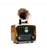 Nostalik Trend Gramafon Radyo,Bluetooth Nostalji Radyo