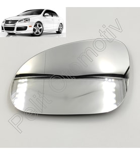 Jetta Ayna Camı Sol 3C0857521 5M0857521C