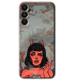 Galaxy A05s Kılıf HD Desen Baskılı Kılıf - Devil Girl