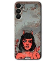 Galaxy A05s Kılıf HD Desen Baskılı Kılıf - Devil Girl