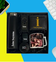 Kişiye Özel Premium Kutu Dijital Sıcaklık Göstergeli Termos Bardak Erkek Cüzdan Metal Cakmak Metal Anahtarlık Çay Ve Nescafe Fincanı