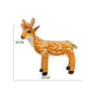 Lucesturg Ses Çıkartan Geyik Peluş Oyuncak 34 Cm New