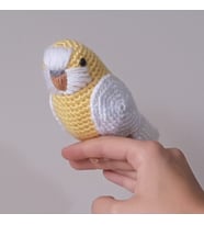 Amigurumi  Kuş Muhabbet Kuşu Sarı