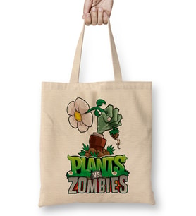 Plantas vs Zombies Bez Çanta Uzun Saplı