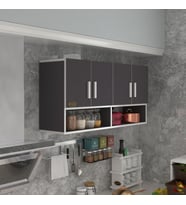 Kenzlife hazır mutfak vesper gri 060*120*22 mutfak banyo dolabı kapaklı raflı (Karışık)