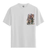 Urban Vibes - %100 Pamuklu Erkek Beyaz Tişört - Premium Quality (Siyah - Beyaz)