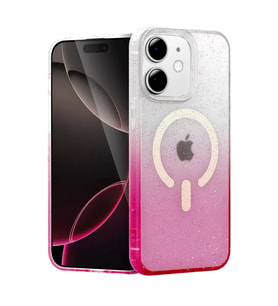 iPhone 11 Pummel Shiny Magsafe Kapak - Pembe