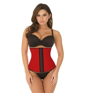 LYYN Kırmızı Mı 9161 Terletici Agraflı Bel Korse
