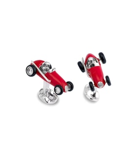 Omark Cotton Red Classic Car Kol Düğmesi (Kırmızı)