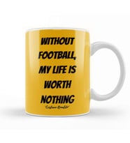 Cristiano Ronaldo Quotes Art Gift   Vintage Retro Style Kupa Bardak Porselen