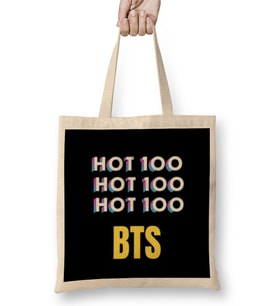 Bts Army Butter Hot 100 Bez Çanta Uzun Saplı