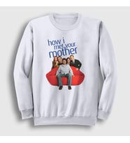 Presmono Unisex Beyaz All How I Met Your Mother Sweatshirt 194820tt