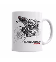 Ducati Exclusiva Streetfighter Kupa Bardak Porselen
