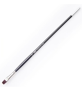 PEBEO 200F/10 SENTETİK UÇ SAP YAĞLI AKRİLİK FIRÇA SİYAH NO:10