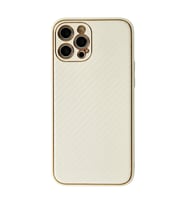 iPhone 12 Pro Max Kılıf Coco Karbon Silikon - Beyaz