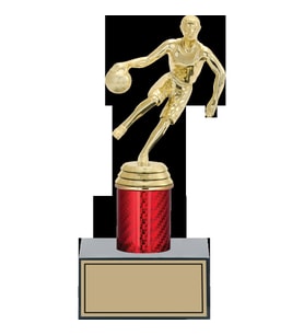 ODAK KUPA - Figürlü Kupalar - Basketbol Kadın Figürlü Kupalar FG-004 C - 22 cm