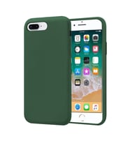 Apple iPhone 8 Plus İnce Mat Silikon Kılıf Haki