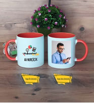 Muhasebeci Kupa Bardak Turuncu Fotoğraflı Muhasebeciler Günü Hediyesi
