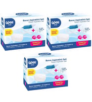 Wee Baby Burun Aspiratörü Seti Şeffaf (WEE945) (3 Lü Set)