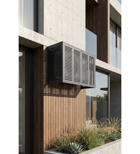 Klima Motoru/Dış Ünite Gizleme/Koruma Kafesi L 120x62x110(H) Slotted