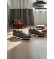 Enoch Erkek Tabanlı Retro Spor Ayakkabı Detaylı Günlük Sneaker