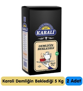 Karali Demliğin Bekledği Siyah Çay 5 Kg 2 Paket