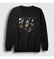 Presmono Unisex Siyah Fighting Demons Juice Wrld Sweatshirt 302617tt