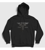 Presmono Unisex Siyah Endure And Survive V2 Oyun Last Of Us Kapüşonlu Sweatshirt 357867tt