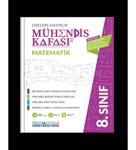 Pruva Akademi Yayıncılık 8. Sınıf Matematik Mühendis Kafası