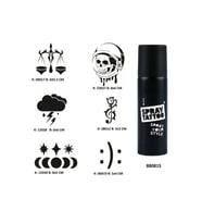 Gökyüzünün Adaleti Spray Tattoo Geçici Dövme Seti Dark Sprey Dövme Kiti