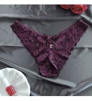 Lara Full Dantel Önü Fiyonk Detaylı Bikini Model Külot