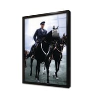 Atatürk At Üstünde Çerçeveli Cam Tablo