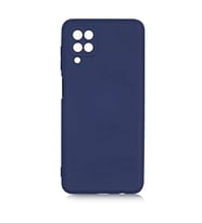 Coverzone Samsung Galaxy A12 ?le Uyumlu K?l?f Z-Mara Lansman Vieri Tam Koruma Arka Kapak Kamera Koruma �?k?nt?l? P�r�zs�z Y�zey Lacivert