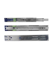 Minnes Frenli Teleskopik Çekmece Rayı H46mm - 40cm (Gri)