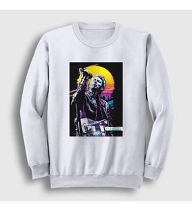 Presmono Unisex Beyaz Thom Yorke Radiohead Sweatshirt 104672tt (Beyaz)