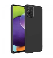 Samsung Galaxy M32 İnce Mat Silikon Kılıf Siyah