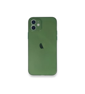 Pilelistore   iPhone 12 Mini Kılıf PP Ultra İnce Kapak - Yeşil