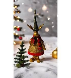 Santa Claus Şans Getiren Geyik